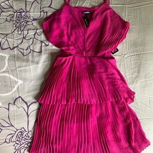 Express, Berry-colored cocktail dress, size XL